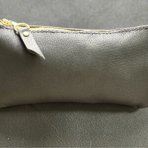 Luxury hand stitched chèvre leather clutch